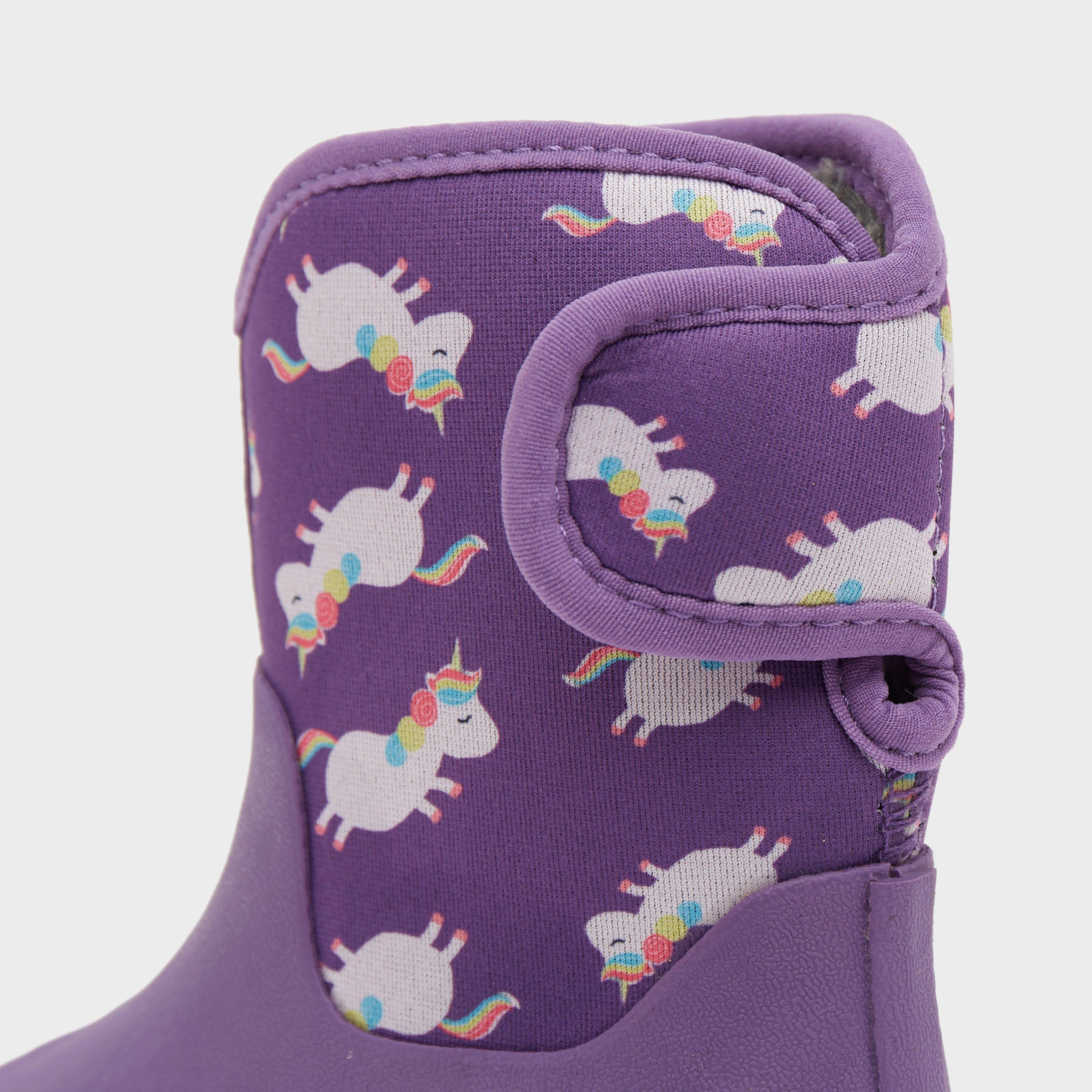 Jane Boots Kids Muddies Puddle 5.0 Wellington Boots Unicorn/Violet