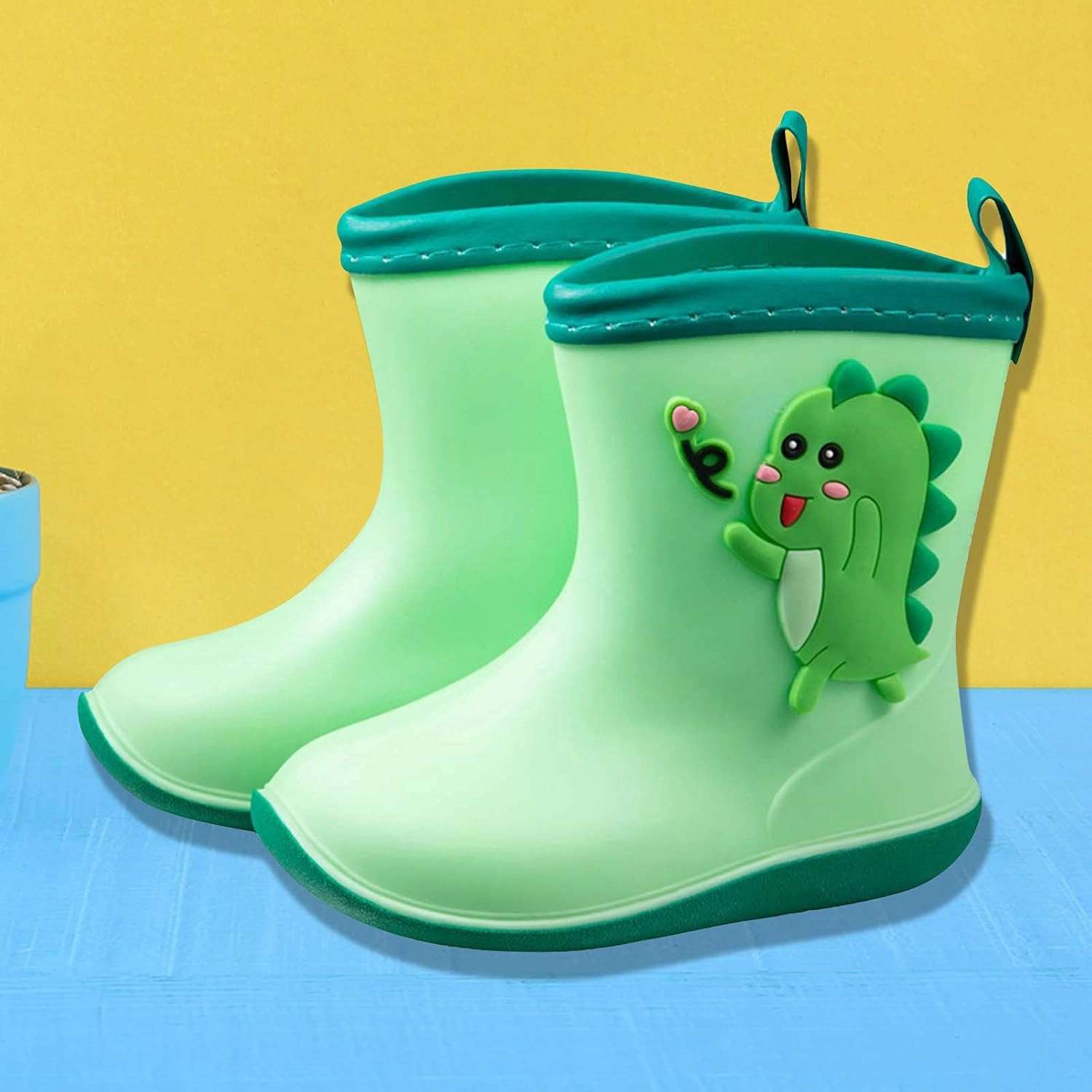 Asics Gel Contend 4 Running Shoes T765n Toddler Rain Boots Big Dinosaur Children's Rain Shoes Cartoon Pattern Baby Rain Boots Wearable Water Rubber Shoes, 5