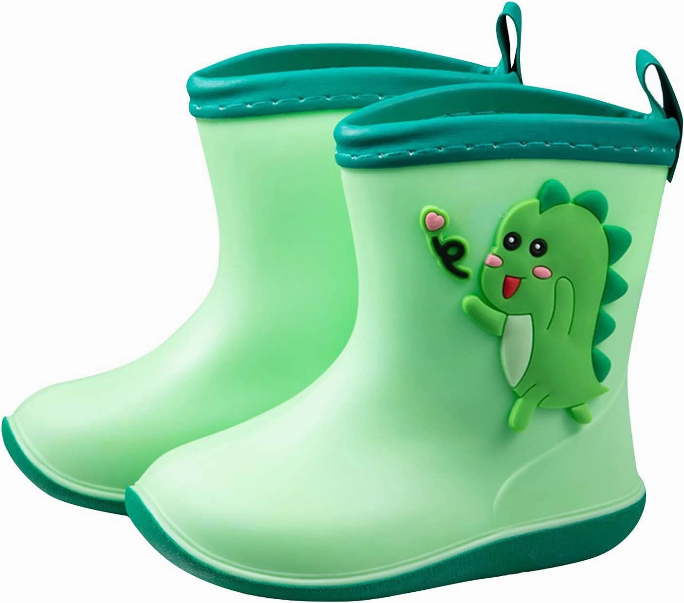 Toddler Rain Boots Big Dinosaur Children's Rain Shoes Cartoon Pattern Baby Rain Boots Wearable Water Rubber Shoes, 5 Old Asics Running Shoes