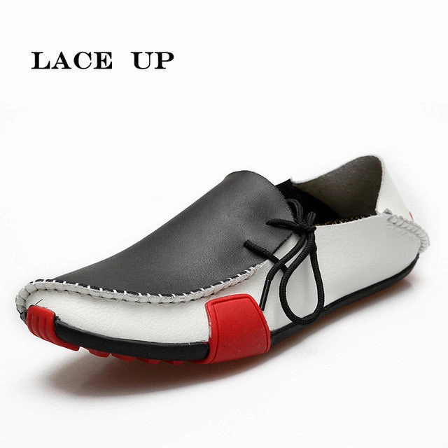 PINSV Cow Split Leather Shoes