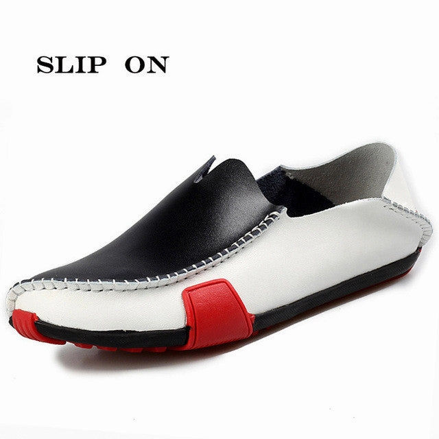 PINSV Cow Split Leather Shoes