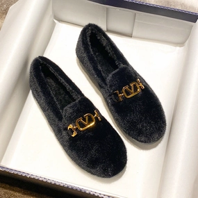 Women Fashion Winter Furred Casual Shoes Shoes For Badminton And Running