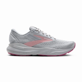 Best Shoes For Badminton Women's - Brooks Adrenaline GTS 24 - Alloy/White/Zephyr