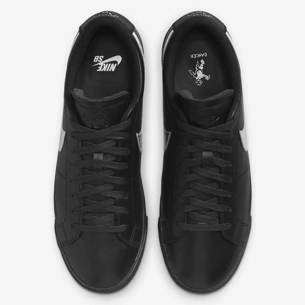 Nike Shoe Protector HJ6703001 Black White Silver Blazer Low Dancer Nike SB Leather Skateboarding Shoes