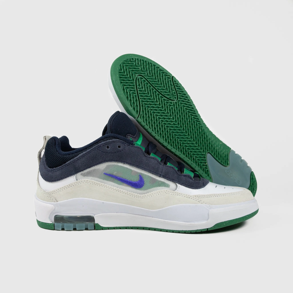 Nike SB - Ishod Wair Air Max Shoes - White / Persian Violet - Obsidian Nike Shoes Good