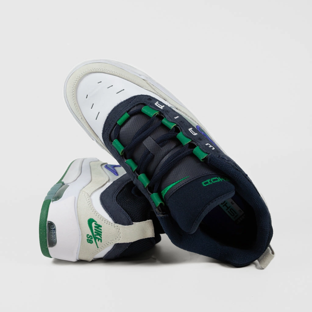 Nike SB - Ishod Wair Air Max Shoes - White / Persian Violet - Obsidian Nike Gym Shoes