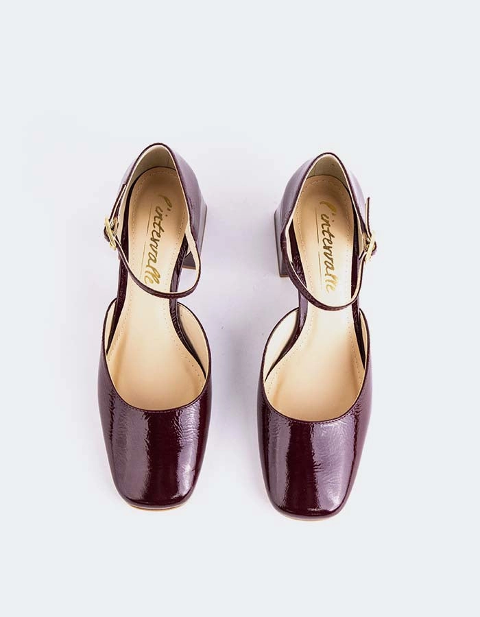 Kirstie Allsopp Ankle Boots Parenna Burgundy Naplack