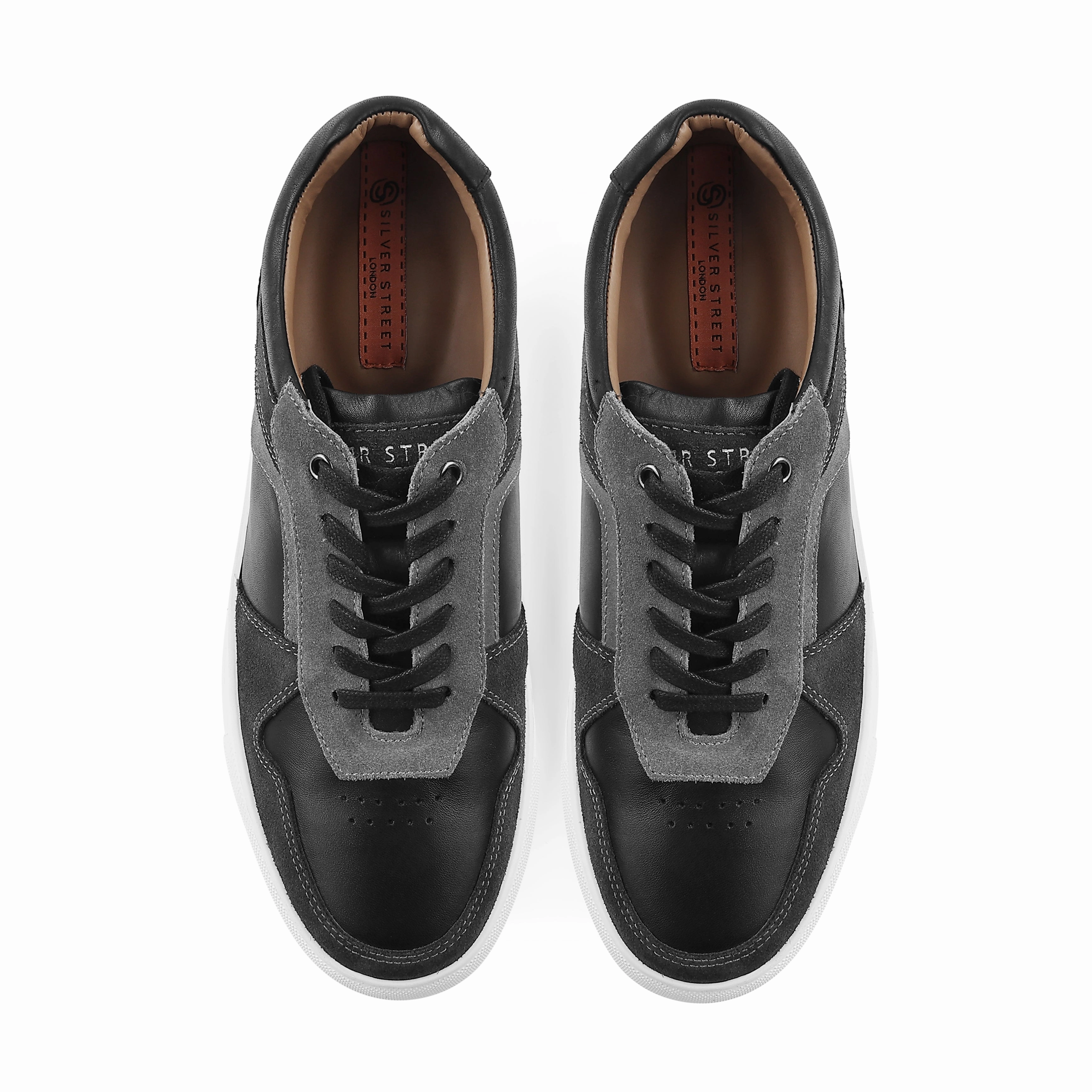 Best Oxford Shoes Store In Tokyo Trentham Leather Smart Casual Trainers - Black
