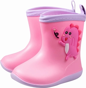 Asics Gel Nimbus Shoes Toddler Rain Boots Big Dinosaur Children's Rain Shoes Cartoon Pattern Baby Rain Boots Wearable Water Rubber Shoes, 5