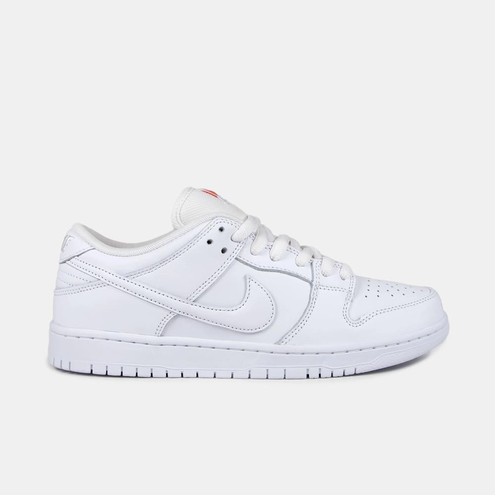 Nike Cycling Shoes Mark Cavendish Nike SB - 'Orange Label' Dunk Low Pro Shoes - White / White