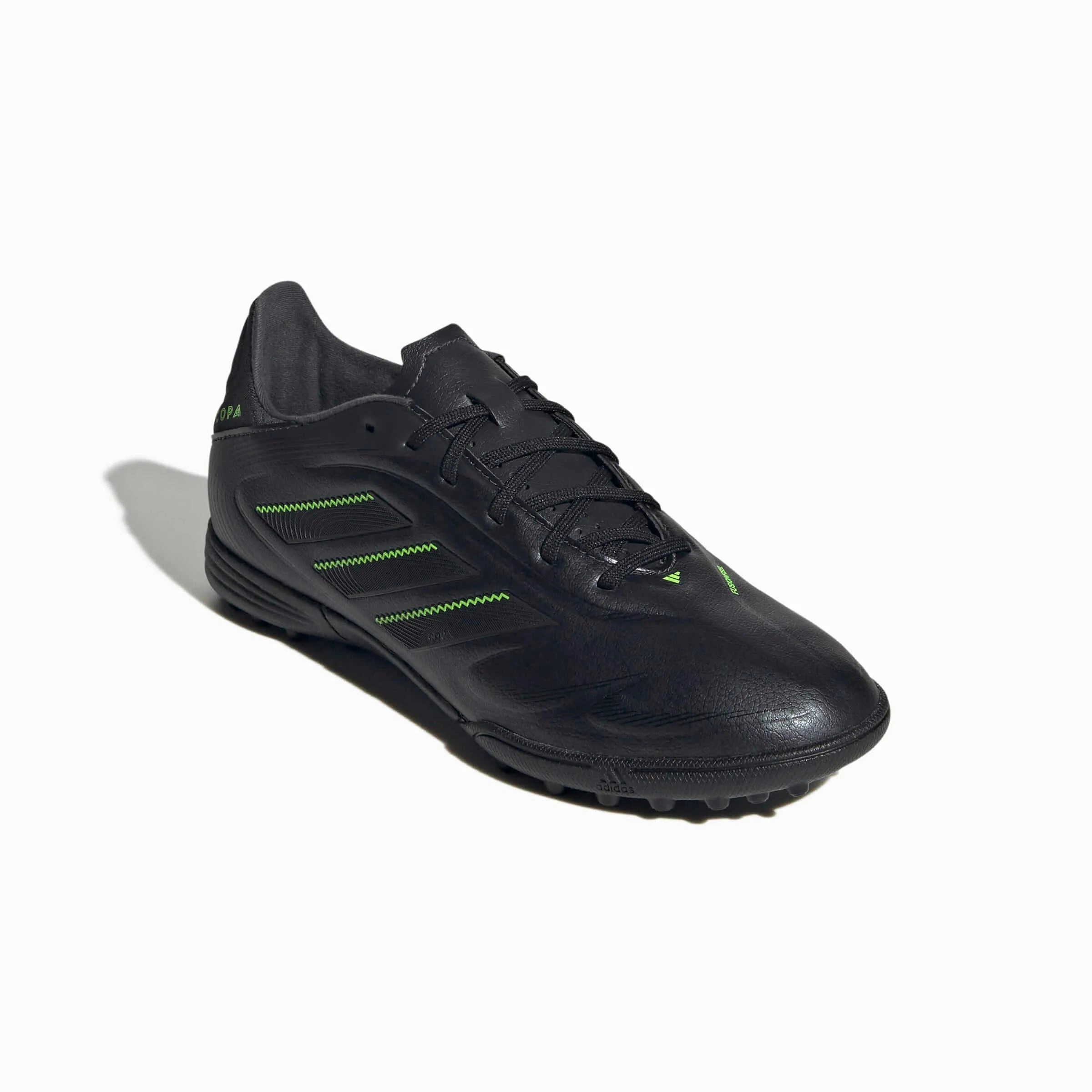 adidas JR Copa Pure III League Turf Soccer Shoes - Electric Stealth Pack (FA25) Soccer Cleats Boots