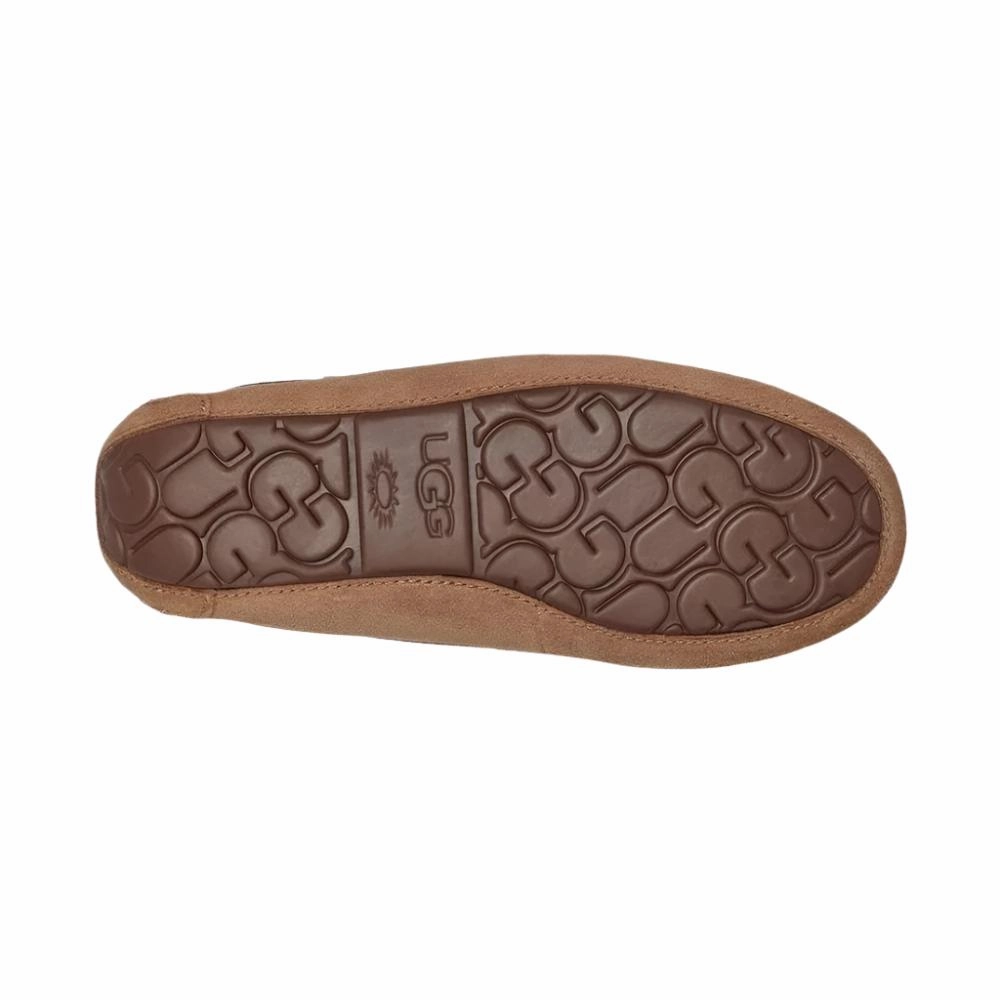 UGG Big Girls Dakota Moccasin Suede Slipper Chestnut Ballet House Slippers