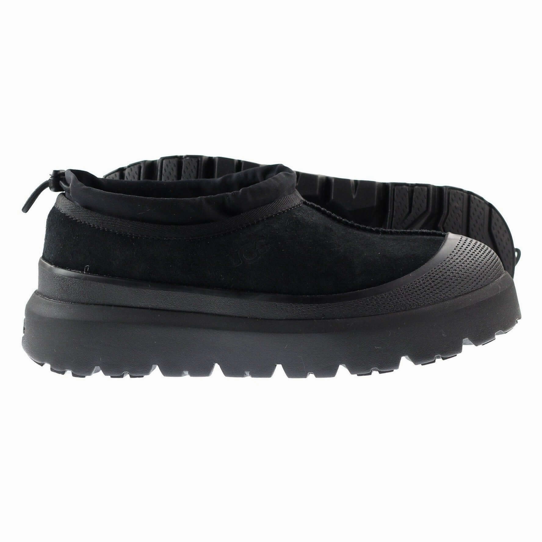 Ugg Boots Mens Tasman Weather Hybrid Black/Black Thigh Boots With Heels