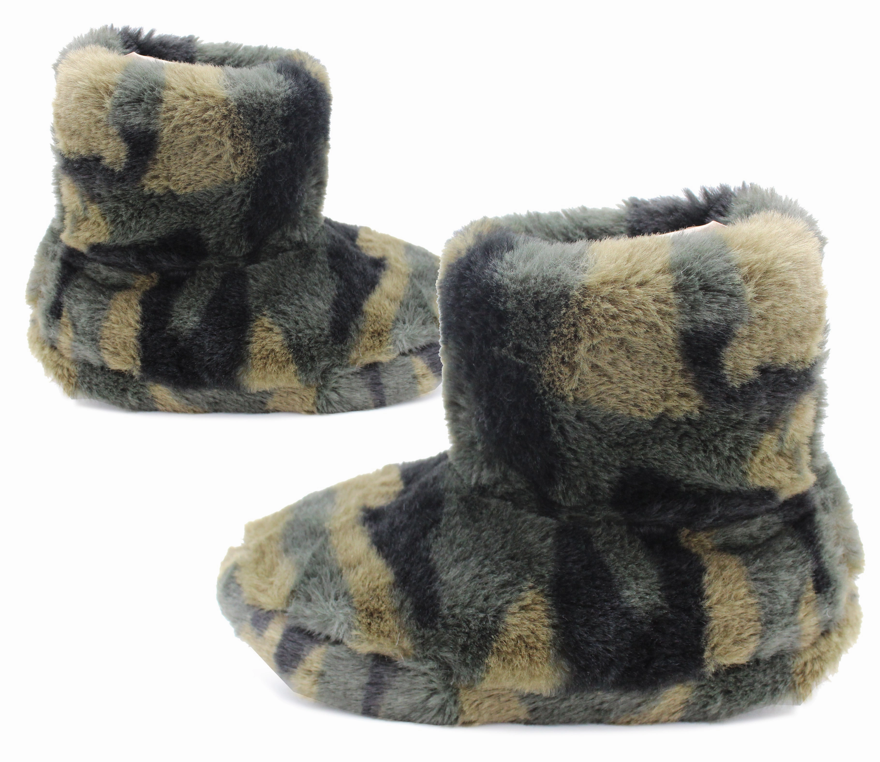 Dress To Impress Codes Slippers Boys Kids Faux Fur Camo Ankle Booties Warm Lined Winter Slippers Boots