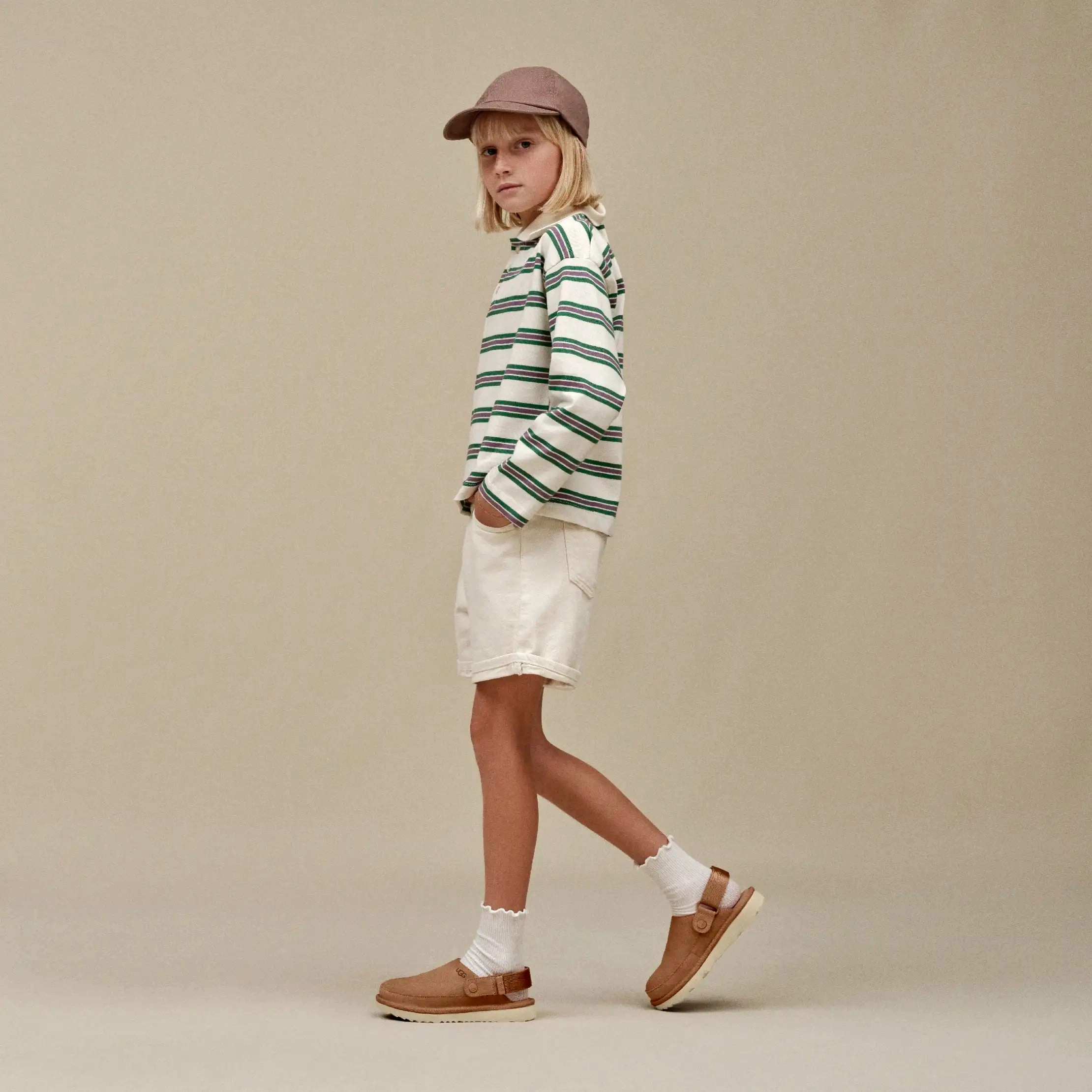 Ugg Kids Clog Goldenstar Chestnut Vivobarefoot Slippers