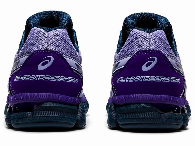 Asics High Jump Shoes Asics Women's Gel Rink Scorcher 4 (D) - Vapor/French Blue