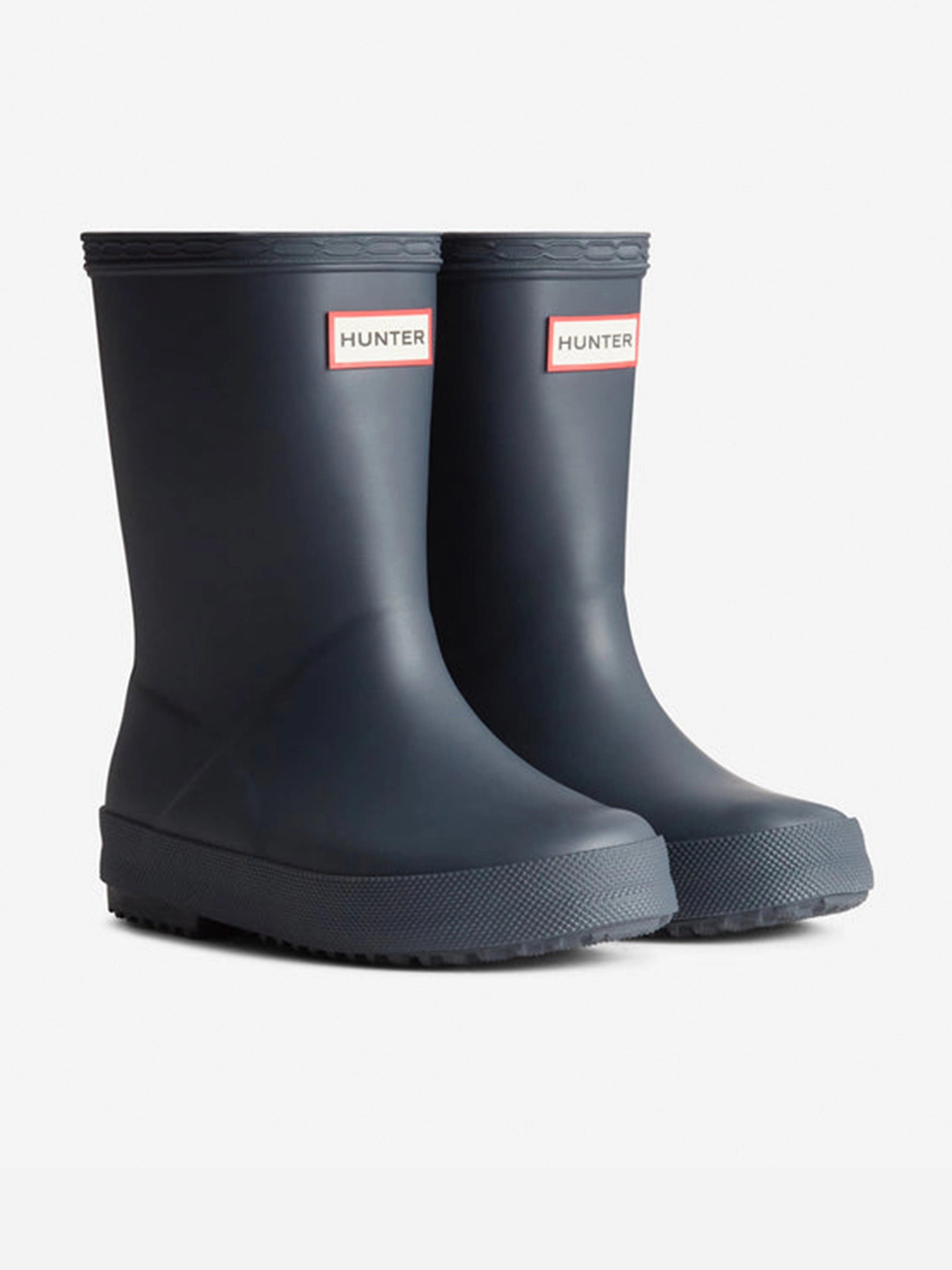 Hunter Kids First Wellington Boots in Navy Boots Blackjacks