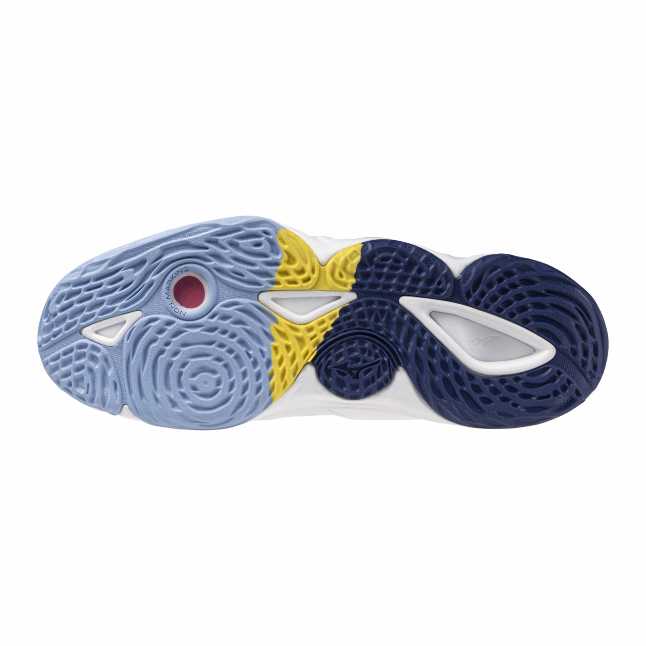 Kageyama Volleyball Shoes WAVE MOMENTUM 3 - White/Bellwether Blue/Bel Air Blue (NEW)