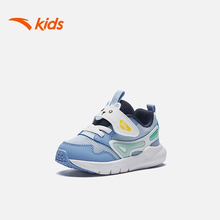 anta kids boys little cute pet running shoes 3125C0001-1 -blue/white (kasut larian kanak lelaki) Oakley 3m Skate