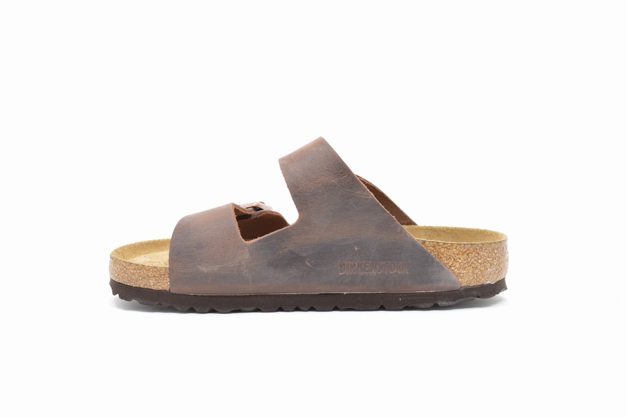 BIRKENSTOCK Arizona Soft Footbed Oiled Leather Arizona Birkibuc Sandals