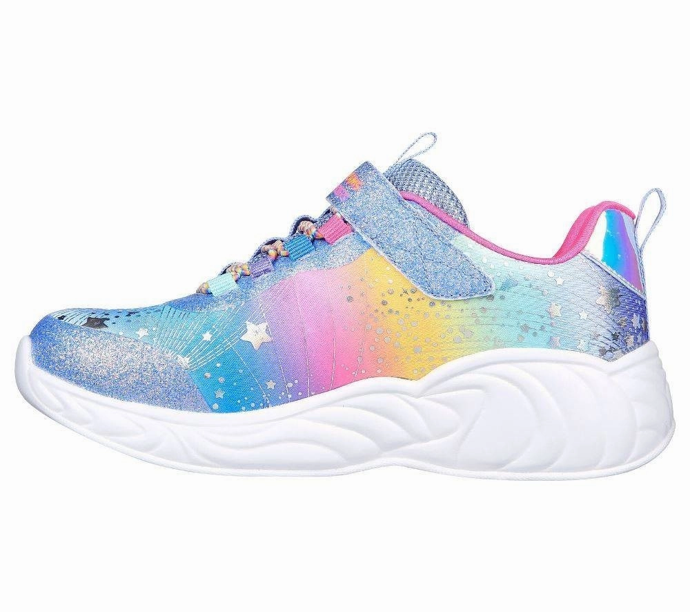 Under Armour Golf Skechers S Lights: Unicorn Dreams 302311L-BLMT Kids  Blue Multi Shoes JOBB2079