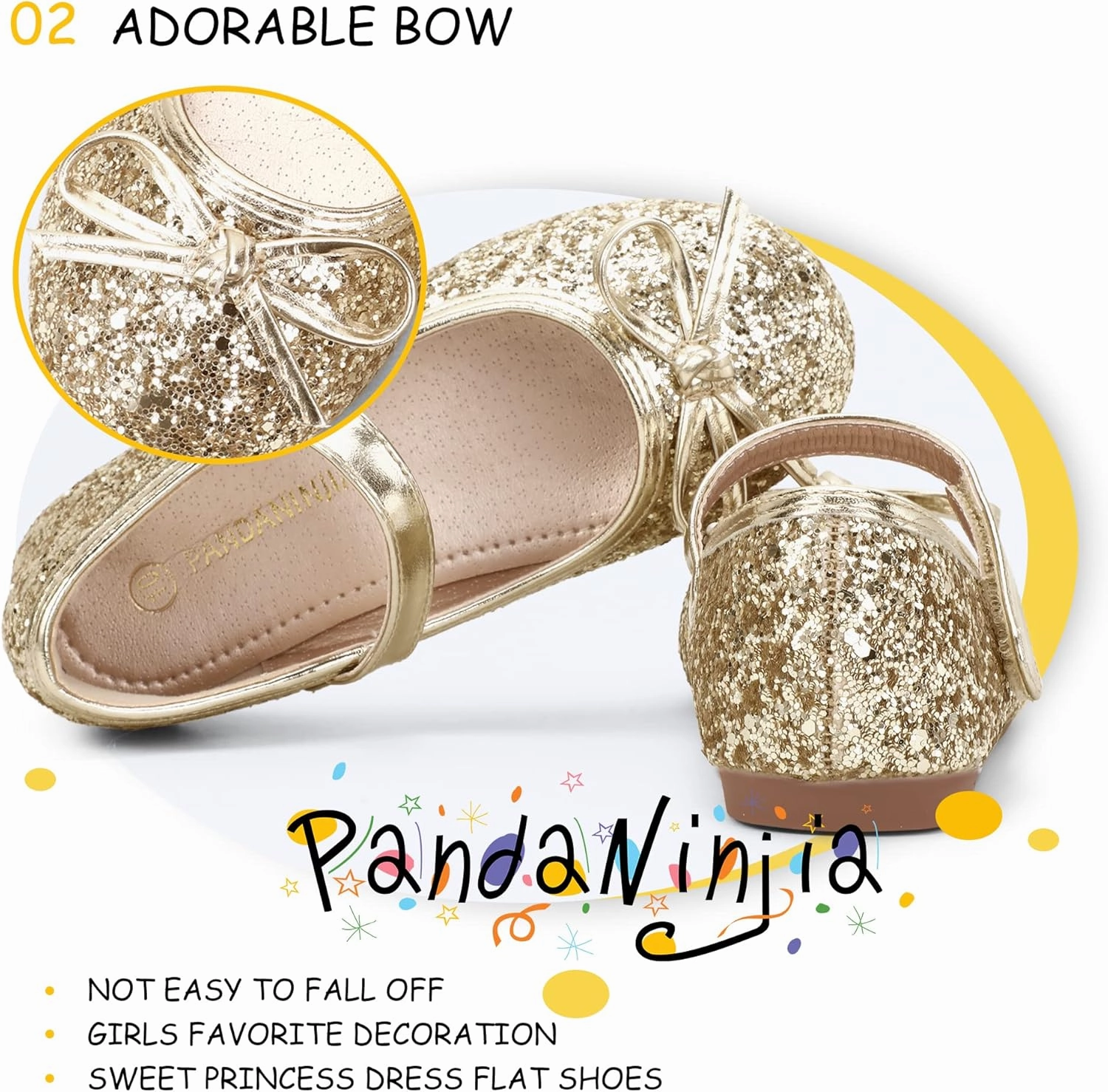 Asics Tiger Gel-mai Shoes PANDANINJIA Toddler Dress Shoes Bowknot Mary Jane Shoes Girls Ballet Flats for Kids Wedding Party Uniform Church Shoes