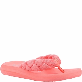 Tory Burch Flip Flop Rocket Dog Sunset Braid Terry Cloth Casual Slip On Sandal