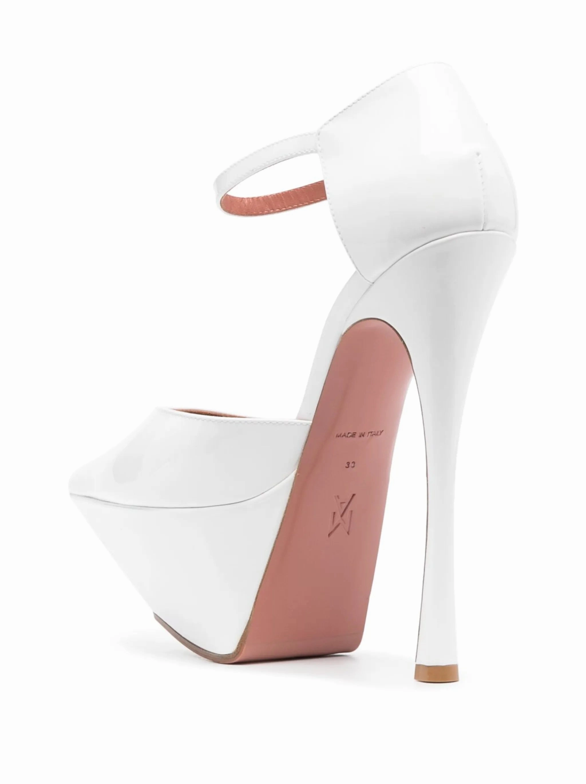 Angelica Plateau 150mm leather platform pumps Hidden Platform Ankle Boots