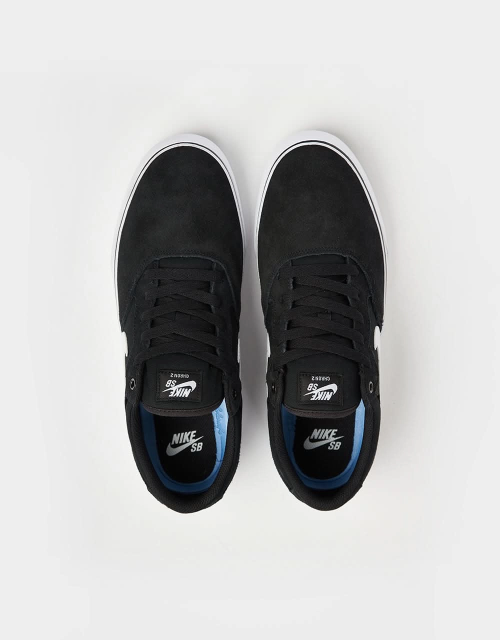 Nike SB Chron 2 Skate Shoes - Black/White-Black Cyber Monday Nike Shoes