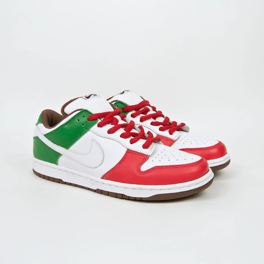 Nike Shoes And Gray Nike SB - 'Cinco De Mayo' Dunk Low Pro SB Shoes - White / White