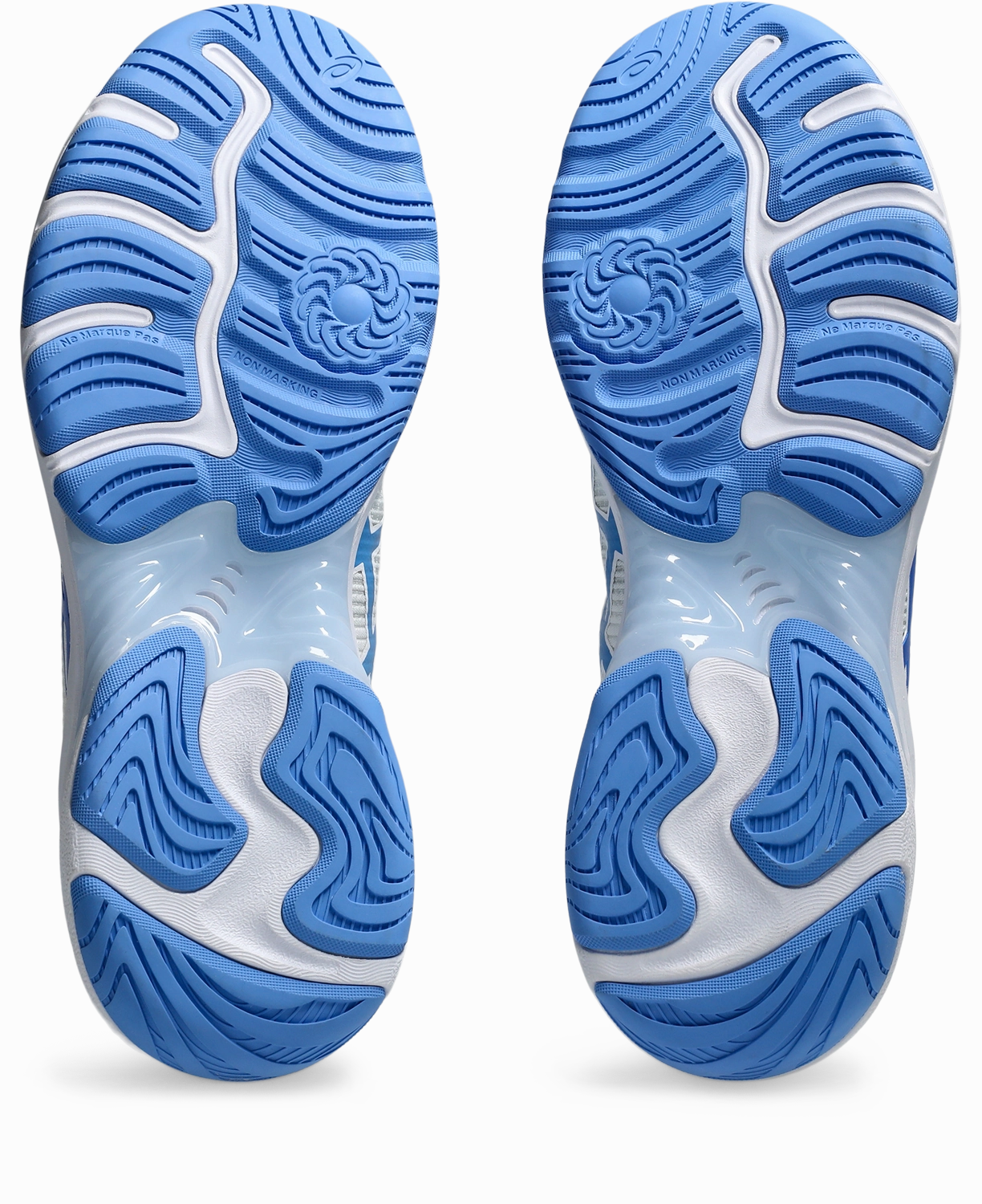 Running Shoes Asics Novablast Asics Womens Netburner Professional FF 4 - White/Blue Coast