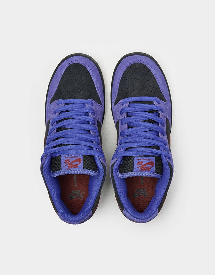 Nike SB Dunk Low Pro Skate Shoes - Persian Violet/Cinnamon-Off Noir Nike Dunk Shoe