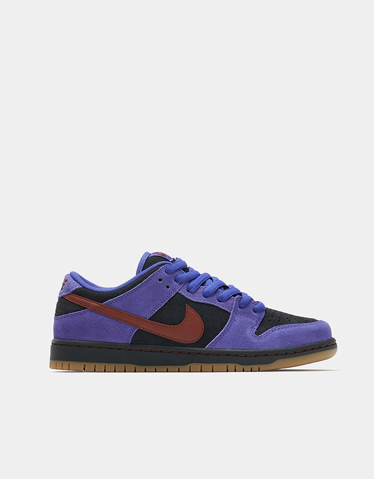 Nike SB Dunk Low Pro Skate Shoes - Persian Violet/Cinnamon-Off Noir Nike's Most Comfortable Shoe