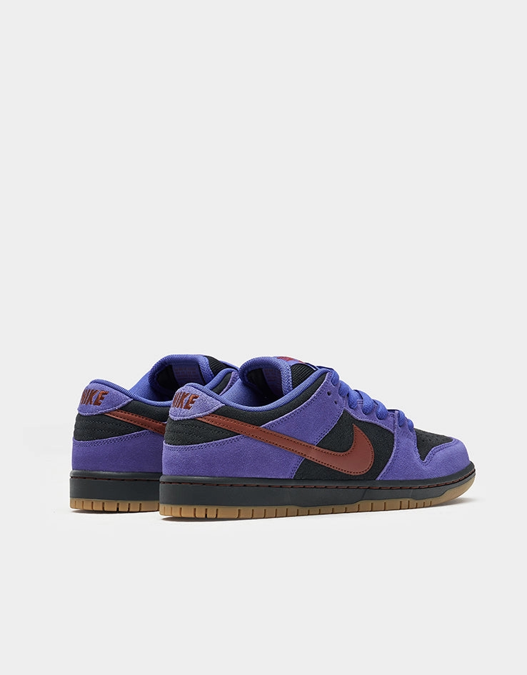 Nike Ja Morant Shoe Nike SB Dunk Low Pro Skate Shoes - Persian Violet/Cinnamon-Off Noir
