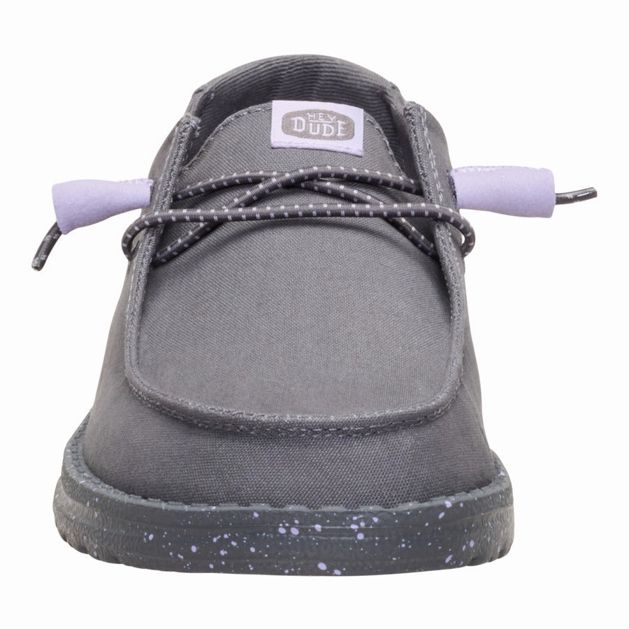 Thermal Flip Flops Wendy Canvas - Dark Grey