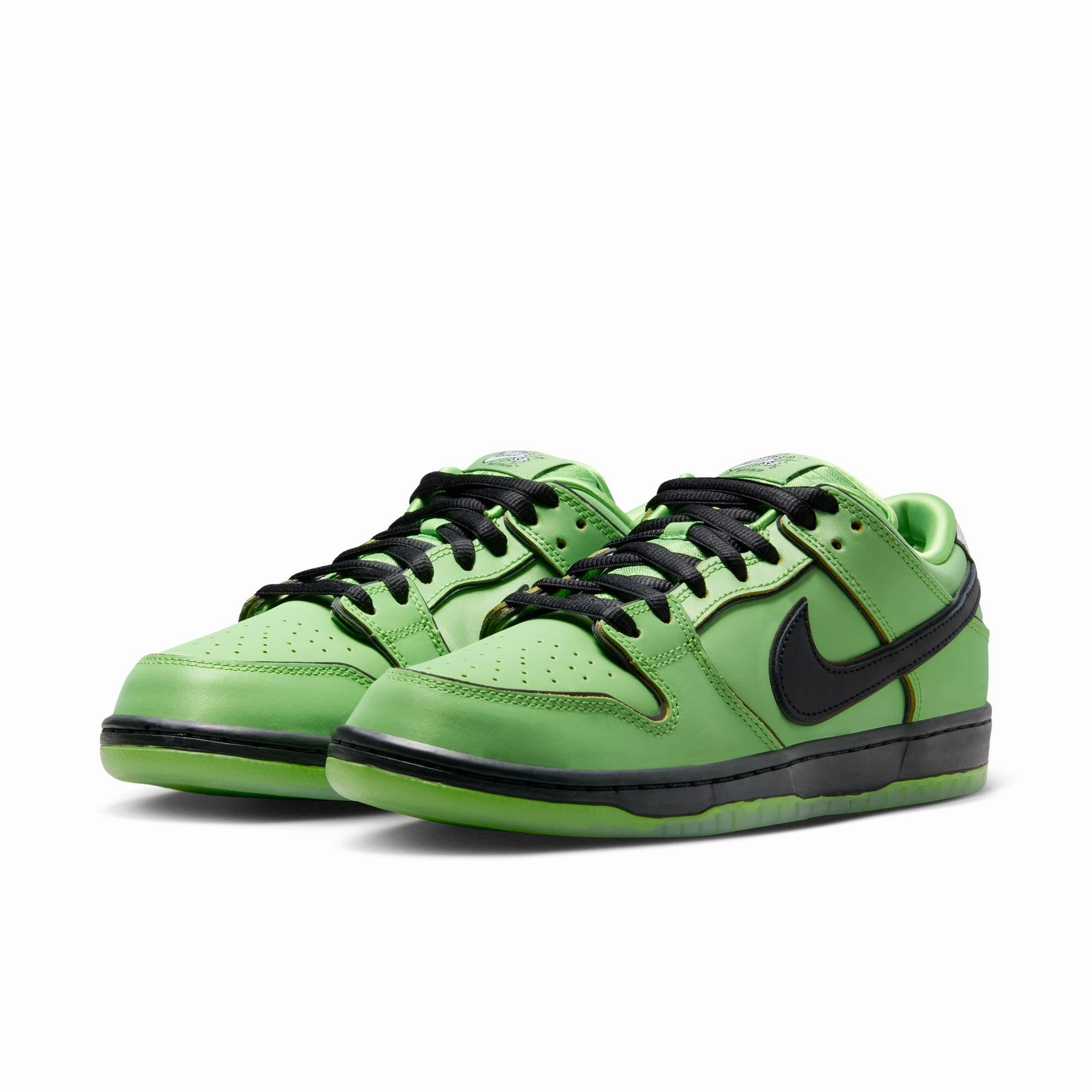Dunk High Nike Shoes Nike SB - Dunk Low Pro Shoes - Mean Green / Black - Lotus Pink (Powerpuff Girls)