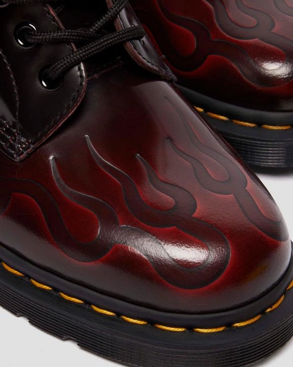 Dr. Martens 1460 Inferno Cherry Red Arcadia - Mens Fall Boots