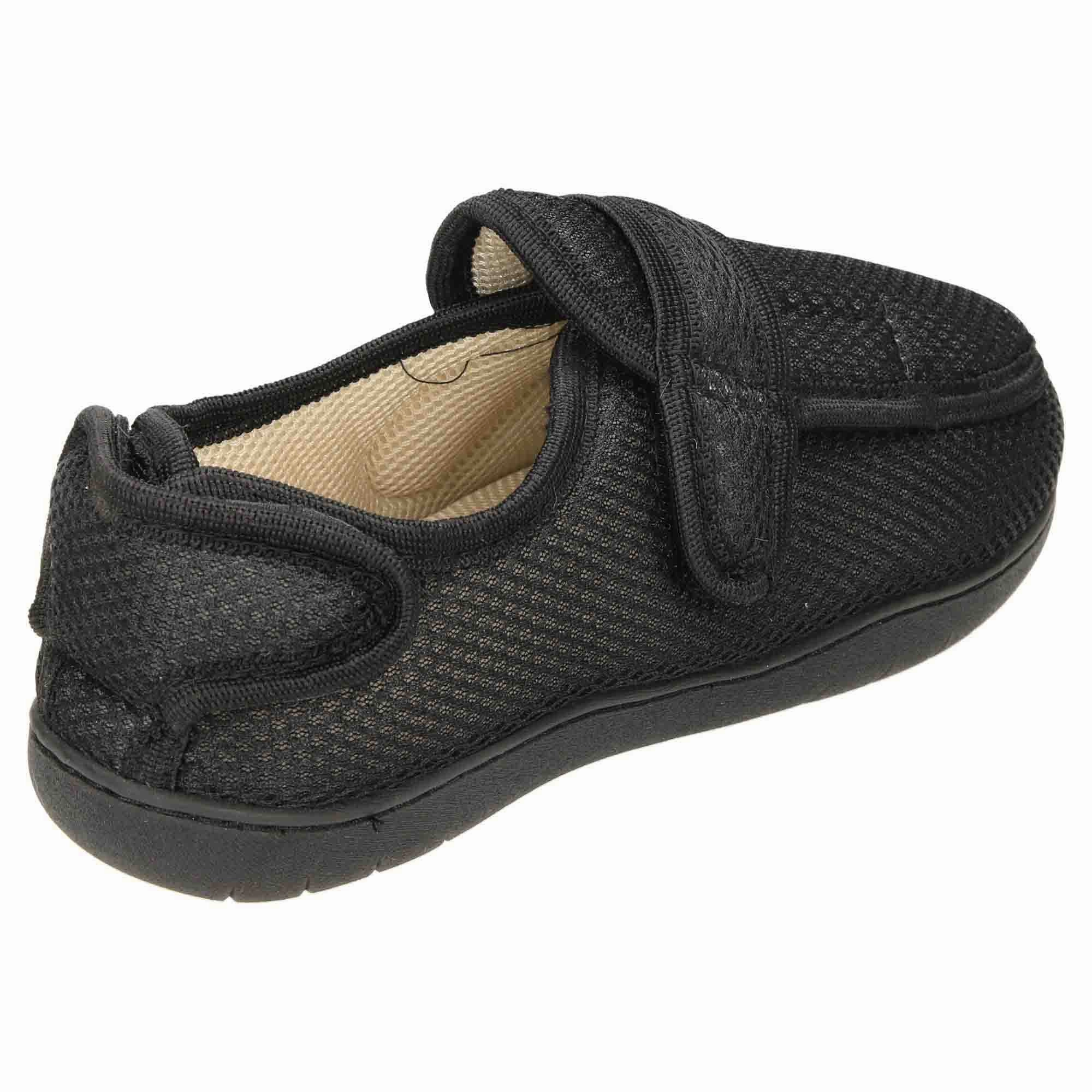 Unisex Extra Wide Fit Closed Toe Slippers Shoe Boot Breathable E/5E Mens Ladies Deerfoams Slippers