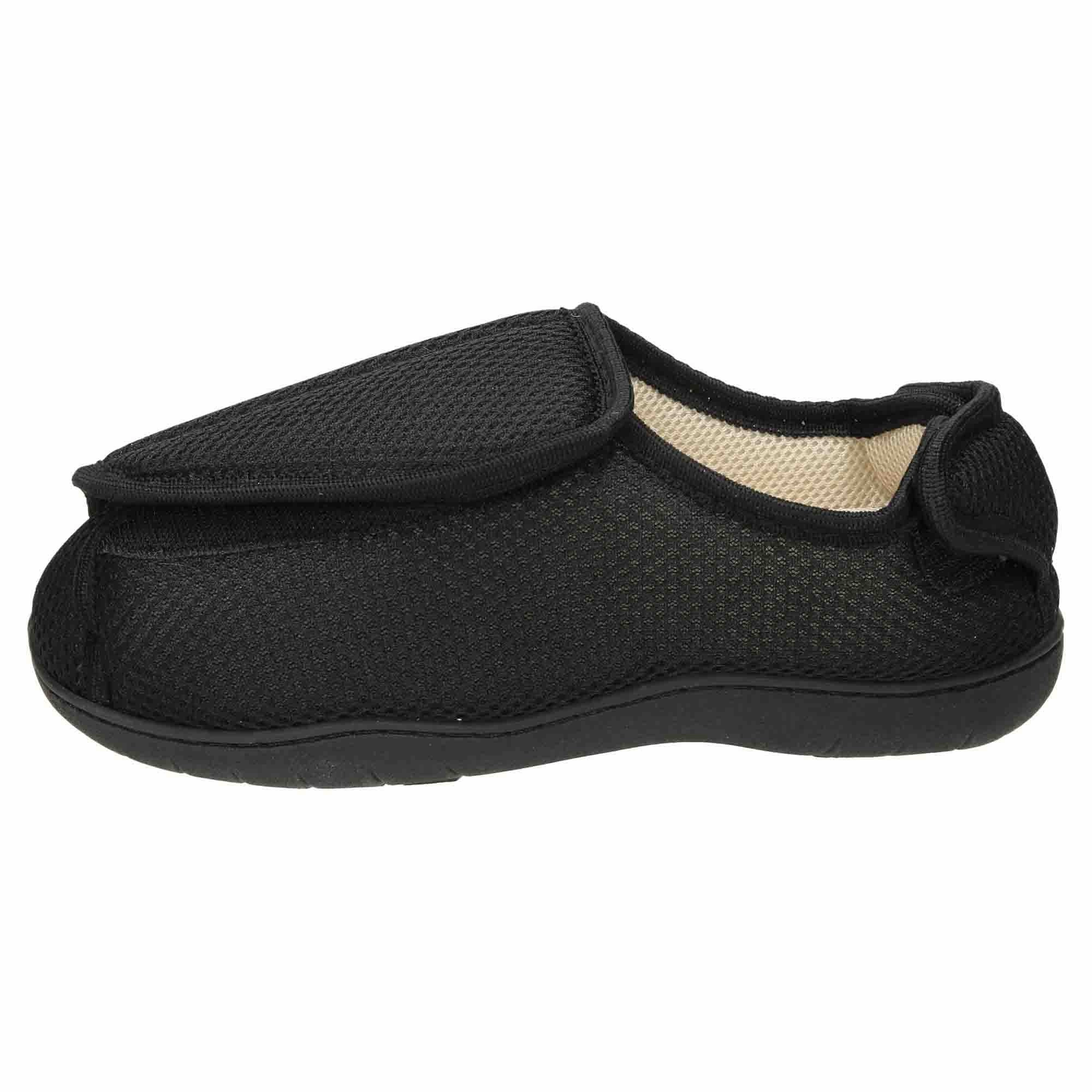 Unisex Extra Wide Fit Closed Toe Slippers Shoe Breathable E/5E Mens Ladies Bubble Slides Slippers