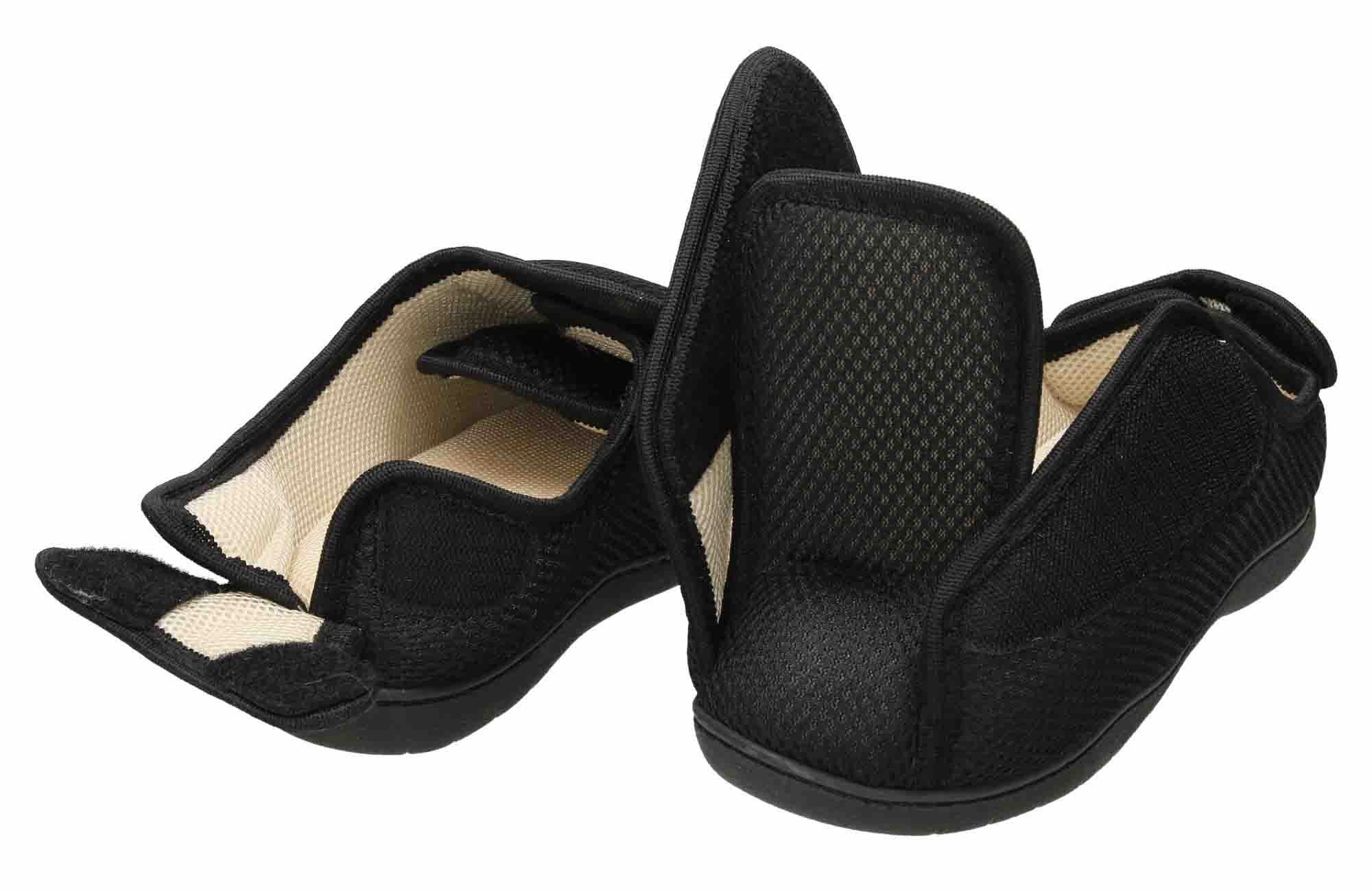 Unisex Extra Wide Fit Closed Toe Slippers Shoe Breathable E/5E Mens Ladies Vans Snow Lodge Slippers