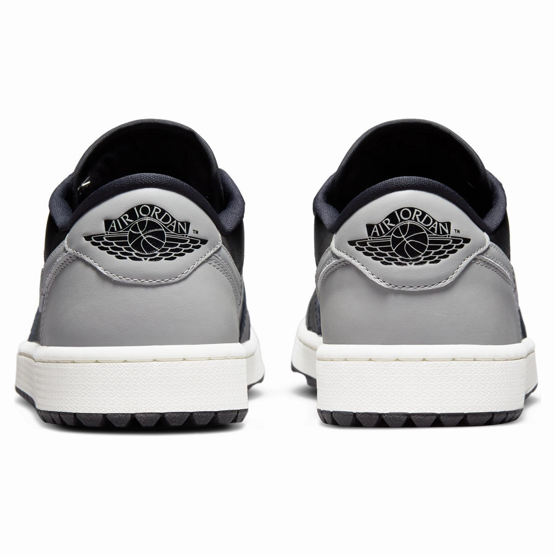 Custom Nike Running Shoes Air Jordan 1 Low Golf Shoes Black/Medium Gray/Sail