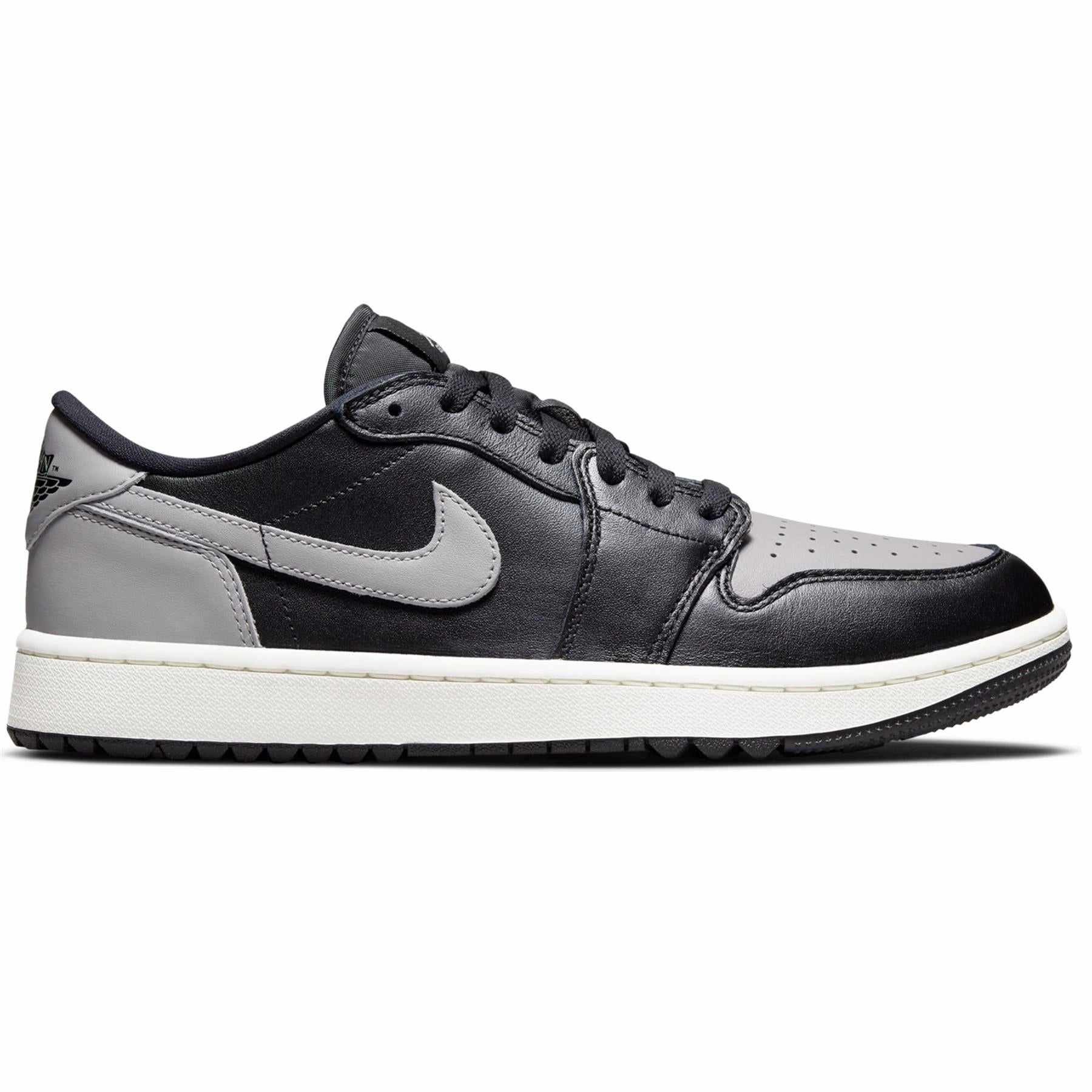 Air Jordan 1 Low Golf Shoes Black/Medium Gray/Sail Nike Track Spikes Shoes