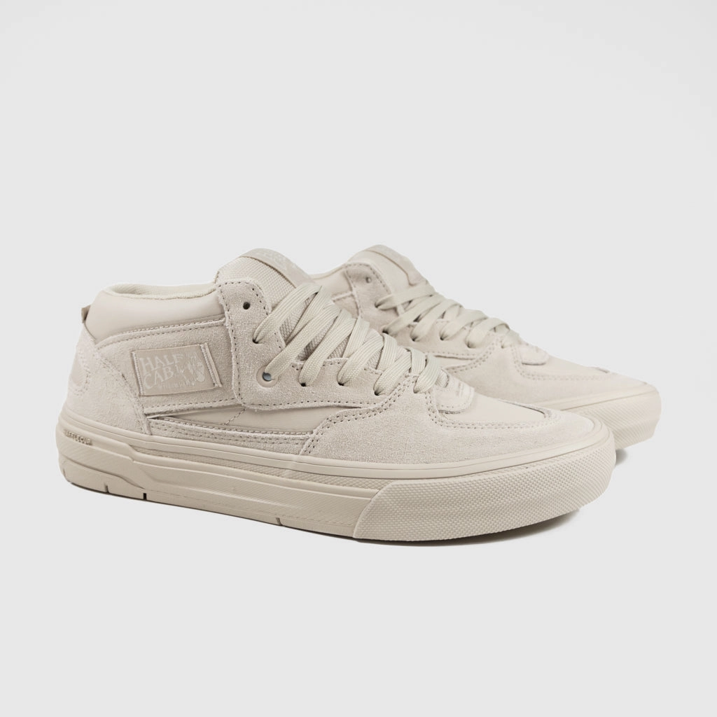 Cartoon Skate Shoes Vans - Atiba Skate Half Cab Wafflecup Shoes - Oatmeal