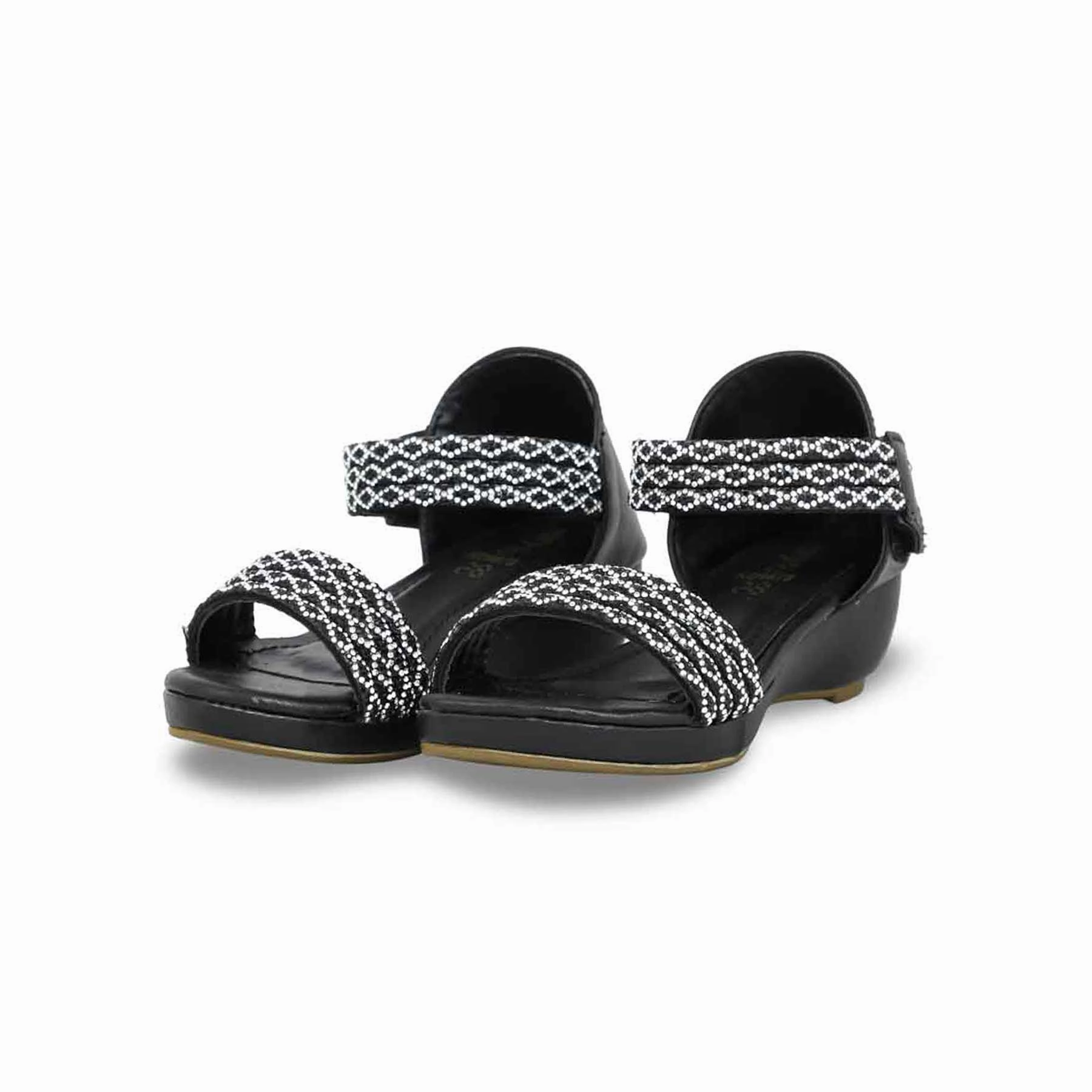 Girls Black Fancy Sandal KD9878 Sandals Royal Caribbean Resort Montego Bay Jamaica