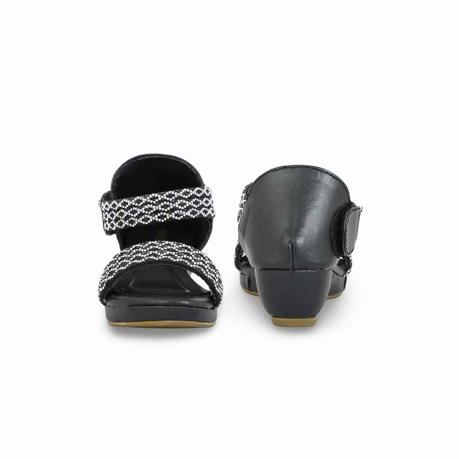 Bear Traps Sandals Girls Black Fancy Sandal KD9878