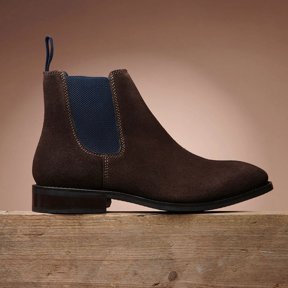 Original Chelsea Boots Hunter Vanguard Chelsea Boot - Brown Suede