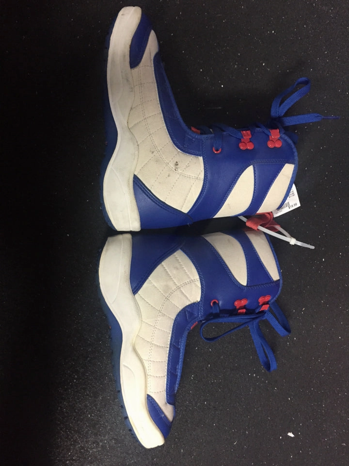 Ariat Safety Toe Boots Used Liquid Blue/white/red Kids Size 6 Snowboard Boots