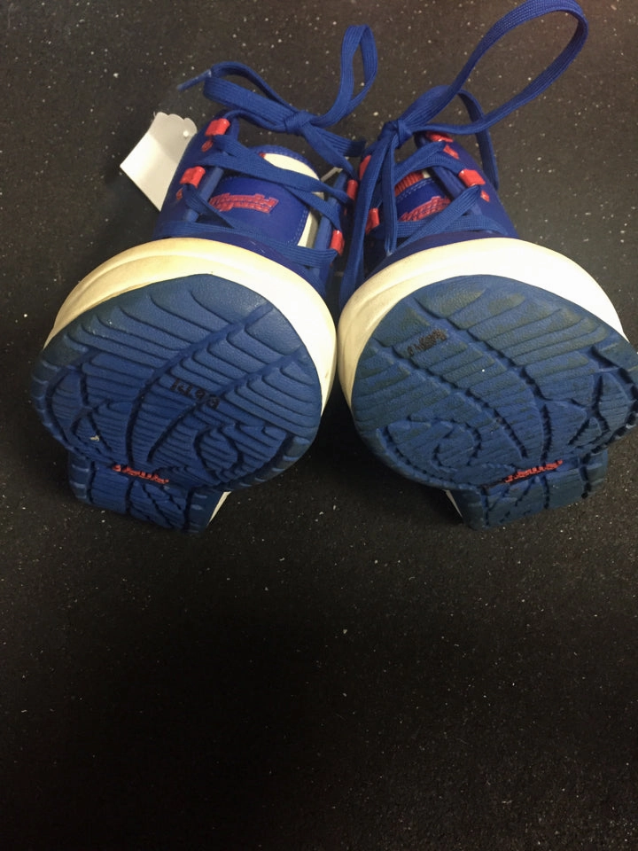 Hobnail Boots Used Liquid Blue/white/red Kids Size 6 Snowboard Boots