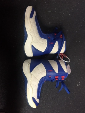 Used Liquid Blue/white/red Kids Size 6 Snowboard Boots Boot Straps For Cowboy Boots