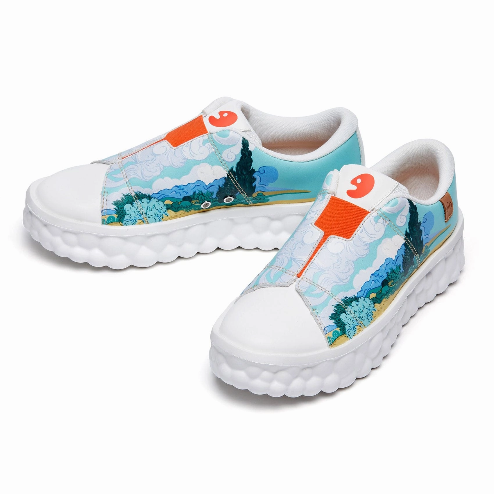 Skate 2002 Van Gogh Wheatfield with Cypresses Las Ramblas Men